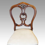Set of 8 Victorian walnut dining chairs - Image 6