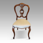 Set of 8 Victorian walnut dining chairs - Image 3