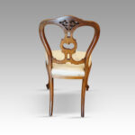 Set of 8 Victorian walnut dining chairs - Image 5
