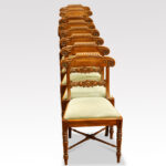 Set of 8 William IV mahogany dining chairs