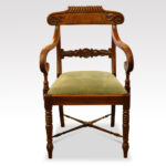 Set of 8 William IV mahogany dining chairs - Image 2