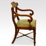 Set of 8 William IV mahogany dining chairs - Image 3