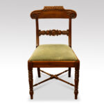 Set of 8 William IV mahogany dining chairs - Image 4