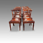 Set of 8 William IV rosewood dining chairs Now Sold