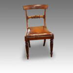 Set of 8 William IV rosewood dining chairs Now Sold - Image 9