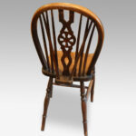 Set of 8 antique Windsor chairs - Image 5