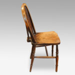 Set of 8 antique Windsor chairs - Image 3