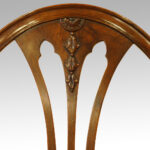 Set of 8 Adam style mahogany dining chairs - Image 7
