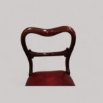 Set of 8 mahogany George IV dining chairs - Image 2