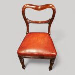 Set of 8 mahogany George IV dining chairs - Image 4