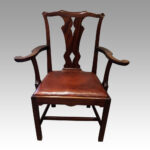 Set of 8 mahogany Georgian style chairs - Image 2