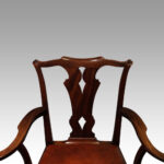 Set of 8 mahogany Georgian style chairs - Image 4