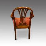 Set of 8 Edwardian mahogany Hepplewhite dining chairs - Image 6