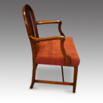 Set of 8 Edwardian mahogany Hepplewhite dining chairs - Image 10