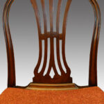 Set of 8 Edwardian mahogany Hepplewhite dining chairs - Image 11