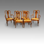 Set of 8 mahogany Victorian dining chairs in the Georgian style - Image 14
