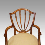 Set of 8 shield back dining chairs - Image 7