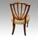 Set of 8 shield back dining chairs - Image 12