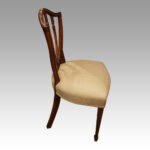Set of 8 shield back dining chairs - Image 13
