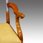 Set of 8 Edwardian walnut dining chairs - Image 6