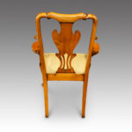 Set of 8 Edwardian walnut dining chairs - Image 4