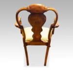 Set of 8 Edwardian walnut dining chairs - Image 19
