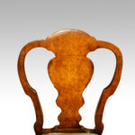 Set of 8 Edwardian walnut dining chairs - Image 14