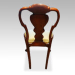 Set of 8 Edwardian walnut dining chairs - Image 9