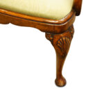 Set of 8 Edwardian walnut dining chairs - Image 8