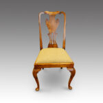 Set of 8 Edwardian walnut dining chairs - Image 10