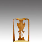 Set of 8 Edwardian walnut dining chairs - Image 8