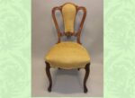 Fine Set of 6 Victorian Walnut Cabriole Leg Dining Chairs NOW SOLD - Image 5