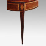 Sheraton inlaid mahogany card table - Image 6