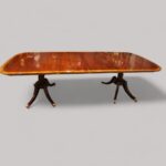 Sheraton style pedestal dining table