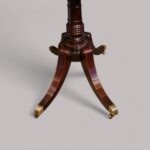 Sheraton style pedestal dining table - Image 7