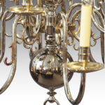 Silver plated chandelier - Image 2
