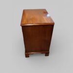 Small 19thc mahogany brushing slide chest - Image 3