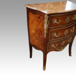 Small Continental marquetry commode - Image 6