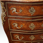 Small Continental marquetry commode - Image 4