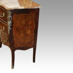 Small Continental marquetry commode - Image 3
