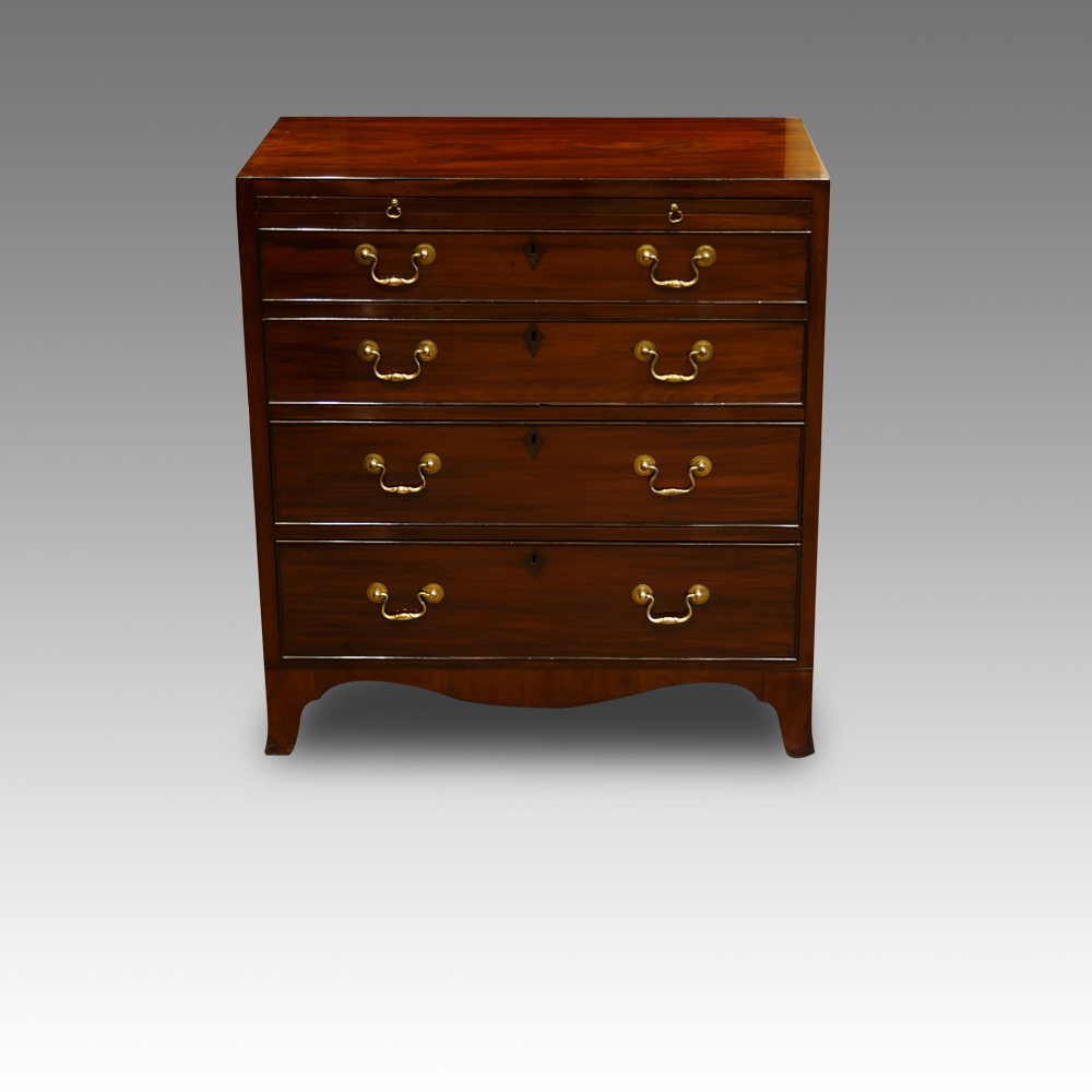 Small-Edwardian-chest-with-slide.jpg Small Edwardian brushing slide chest Now Sold - Image 1
