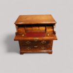 Small George II walnut secretaire chest - Image 2