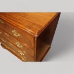 Small George II walnut secretaire chest - Image 3