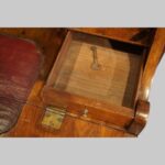 Small George II walnut secretaire chest - Image 8