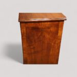Small George II walnut secretaire chest - Image 10