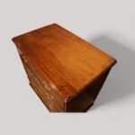 Small George II walnut secretaire chest - Image 4
