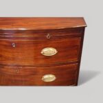 Small Georgian mahogany bow chest - Image 7