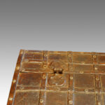 Small Indian iron bound marriage chest - Image 4