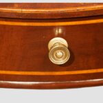 Small George VI mahogany drum table - Image 4
