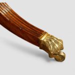 Small George VI mahogany drum table - Image 6